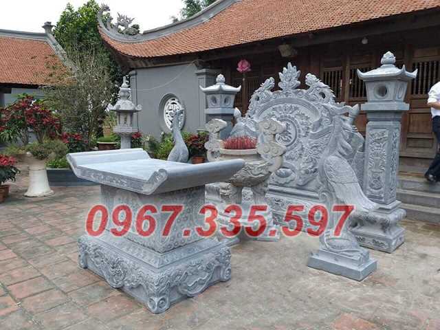 324+ mẫu bàn lễ đá đẹp bán kiên giang- bộ bàn lễ lăng mộ